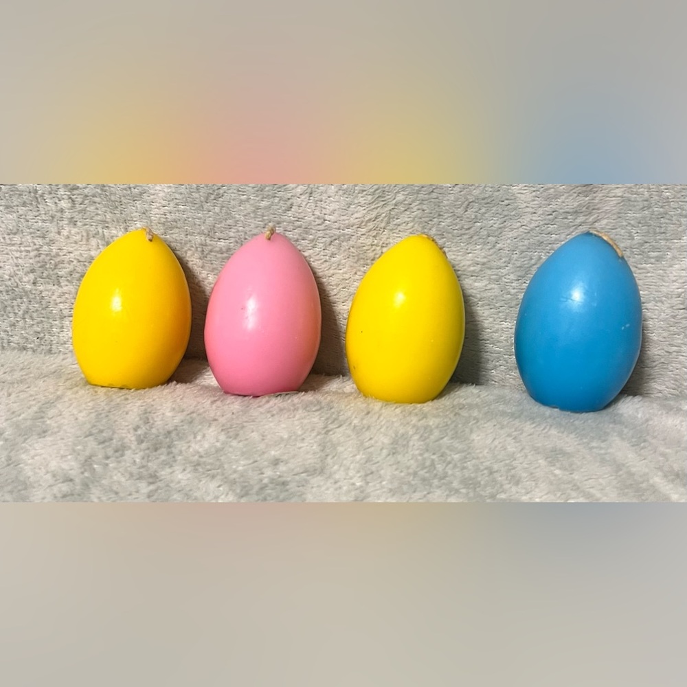 NEW Egg-Lites Candle-Lite Egg Shaped Candles 2.5” Easter Holiday Spring Accent